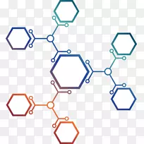 欧式分子六角形和六角形分子结构