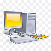 桌面计算机可伸缩图形剪辑不含艺术的计算机图片