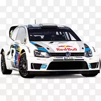 大众Polo r WRC 2014年世界拉力赛冠军车大众高尔夫-拉力赛PNG照片
