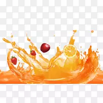 橙汁水果保险箱-创意果汁