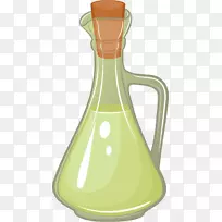 玻璃瓶橄榄油漆橄榄油