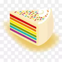 彩虹曲奇奶油蛋糕-彩虹蛋糕