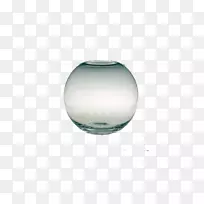 玻璃滴透明和半透明-圆形玻璃液滴加载