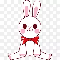 复活节兔子卡通剪辑艺术-卡通兔子