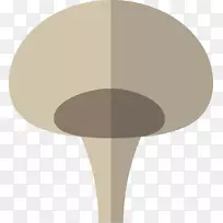 角字体-扁风蘑菇