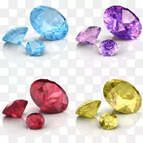 钻石色宝石首饰.彩色钻石