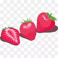 奶昔草莓-绘制草莓
