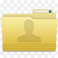 材料黄色字体-文件夹用户文件夹