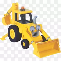 玩具眩晕游戏儿童车-挖掘机