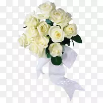 花束玫瑰白色花束