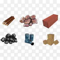 原材料、木材、火车、建筑材料.材料