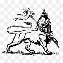 犹大王国的狮子，犹大支派，埃塞俄比亚-狮子画