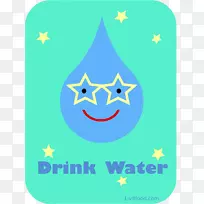 饮用水汽水海报-饮水