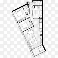 Teneriffe楼面平面图Propertymash.com公寓技术图纸-在你进入宿舍楼前冲进去