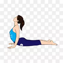 布贾加萨纳比克拉姆瑜伽锻炼腹部瑜伽
