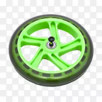 合金车轮轮辋绿色