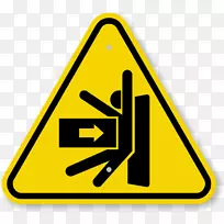 交通标志警告标志危险警告标签安全-起重机