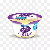 希腊菜酸奶希腊酸奶营养事实标签奶油