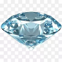蓝金刚石磨砂宝石钻石切割金刚石