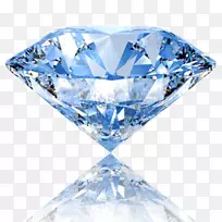 蓝色钻石摄影宝石钻石颜色-钻石