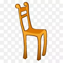 游戏椅长颈鹿素描桌椅
