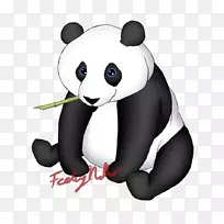 大熊猫红熊猫情人节结婚请柬-熊