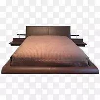 床架，床头柜，床垫，床单.床