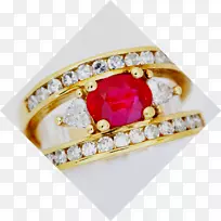 红宝石珠宝钻石-红宝石