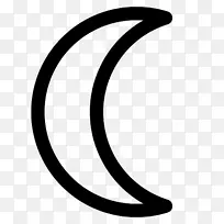 月球月相天文符号地球占星术