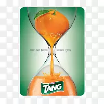橙汁饮料汤汁店广告牌