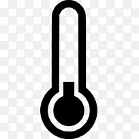 电脑图标温度计温度剪辑艺术