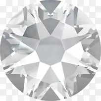 仿宝石和莱茵石施华洛世奇银水晶零售-钻石螺柱