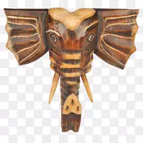Elephantidae非洲巴厘岛面具-面具
