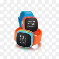 阿尔卡特移动时间智能手表阿尔卡特移动时间轨道和谈话手表蓝色/红色Chytréhodinky手表