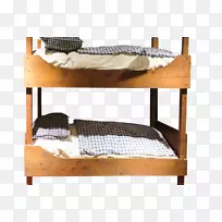 床架，双层床，卧室-床