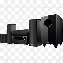家庭影院系统扩音器onkyo blu射线光盘家庭影院在家庭影院