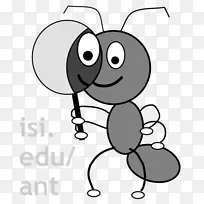飞蚁剪贴画昆虫纸-蚂蚁