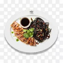 海鲜亚洲菜拼盘食谱
