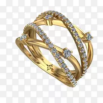 婚戒珠宝宝石戒指大小-18k金戒指