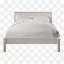 床框床垫床尺寸床头板灰色床顶视图