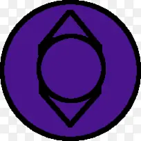 紫色 对称 圆形