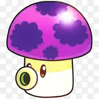 紫色蘑菇紫色卡通