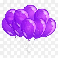 紫色气球紫色生日