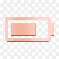 电池图标 粉色 桃红色