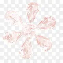 粉色水晶雪花