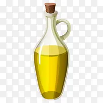矢量黄色橄榄油