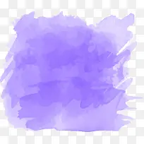 紫色矢量水墨喷彩图