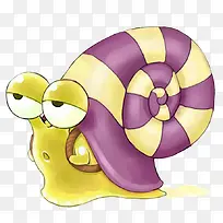 紫色的蜗牛