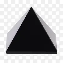 黑色黑曜石金字塔