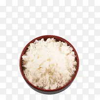 一大碗白色蒸大米饭